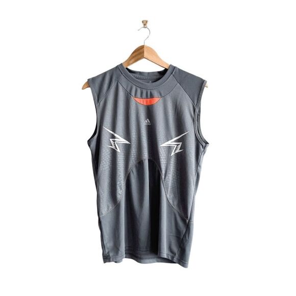Adidas Mens CLIMACool Athletic Performance Tank Top Gray Size Large - Picture 1 of 6